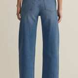 Z Supply Luna High Rise Bowed Crop Pant in Eternity