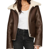 Z Supply Jensen Reversible Jacket in Dark Chocolate