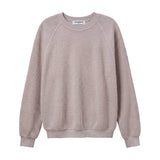 PWT Ziggy Reverse Fleece Crewneck Sweatshirt in Cloud Gray