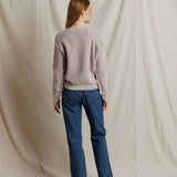 PWT Ziggy Reverse Fleece Crewneck Sweatshirt in Cloud Gray